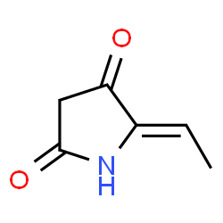 2,4-Pyrrolidinedione,5-ethylidene-,(Z)-(9CI) structure