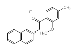 2-isoquinolin-2-yl-1-(2-methoxy-4-methyl-phenyl)ethanone结构式