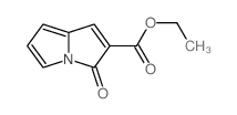 3H-Pyrrolizine-2-carboxylicacid, 3-oxo-, ethyl ester Structure