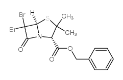 BENZYL 6,6-DIBROMOPENICILLANATE structure