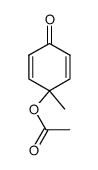4-acetoxy-4-methyl-2,5-cyclohexanedienone结构式