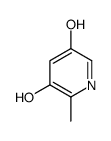 3,5-Pyridinediol,2-methyl-(9CI) structure
