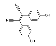 Z-1,2-Bis(p-hydroxyphenyl)-1,2-ethylendicarbonitril Structure