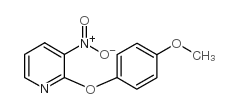 2-(4-methoxyphenoxy)-3-nitropyridine structure