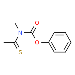 Carbamic acid,methyl(1-thioxoethyl)-,phenyl ester (9CI) Structure