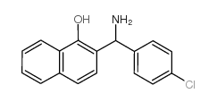 2-[AMINO-(4-CHLORO-PHENYL)-METHYL]-NAPHTHALEN-1-OL结构式