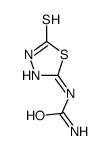 (2-sulfanylidene-3H-1,3,4-thiadiazol-5-yl)urea结构式