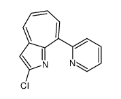 2-chloro-8-pyridin-2-ylcyclohepta[b]pyrrole Structure