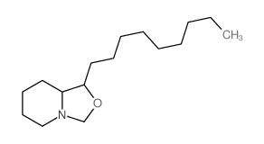 3H-Oxazolo[3,4-a]pyridine,hexahydro-1-nonyl- structure