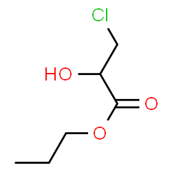 Propanoic acid,3-chloro-2-hydroxy-,propyl ester结构式
