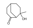 8-Hydroxy-8-methyl-bicyclo[3.3.1]nonan-2-one结构式