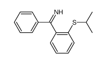 (2-(isopropylthio)phenyl)(phenyl)methanimine Structure