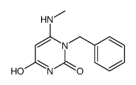 1-benzyl-6-(methylamino)pyrimidine-2,4-dione Structure