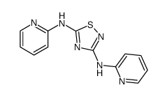 3,5-Bis(2-pyridylamino)-1,2,4-thiadiazole Structure