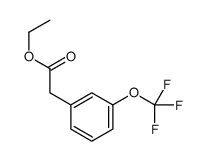 ethyl 2-[3-(trifluoromethoxy)phenyl]acetate结构式