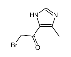 Ethanone, 2-bromo-1-(5-methyl-1H-imidazol-4-yl)- (9CI) structure
