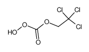 2,2,2-trichloroethylperoxycarbonic acid结构式