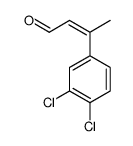 3-(3,4-dichlorophenyl)but-2-enal结构式