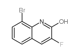 8-溴-3-氟喹啉-2-醇结构式