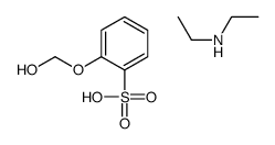 hydroxymethoxybenzenesulphonic acid, compound with diethylamine (1:1)结构式
