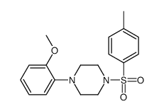 1-(2-methoxyphenyl)-4-(p-tolylsulphonyl)piperazine结构式