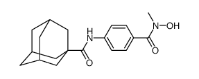 N-[4-[hydroxy(methyl)carbamoyl]phenyl]adamantane-1-carboxamide Structure