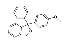 (4-methoxyphenyl)(diphenyl)methoxymethane Structure