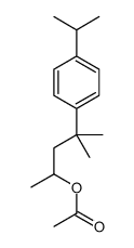 [4-methyl-4-(4-propan-2-ylphenyl)pentan-2-yl] acetate结构式