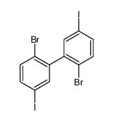 1-bromo-2-(2-bromo-5-iodophenyl)-4-iodobenzene结构式