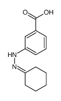 3-cyclohexylidenehydrazino-benzoic acid结构式