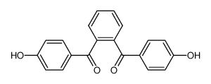 1,2-bis-(4-hydroxy-benzoyl)-benzene结构式