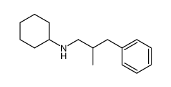 cyclohexyl-(2-methyl-3-phenyl-propyl)-amine Structure