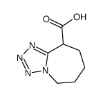 6,7,8,9-tetrahydro-5H-tetrazolo[1,5-a]azepine-9-carboxylic acid(SALTDATA: FREE) structure