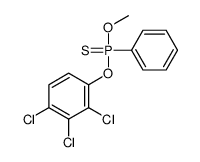 methoxy-phenyl-sulfanylidene-(2,3,4-trichlorophenoxy)-λ5-phosphane结构式