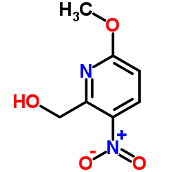 (6-Methoxy-3-nitro-2-pyridinyl)methanol结构式