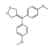 4-(bis(4-methoxyphenyl)methylene)-1,2-dioxolane结构式