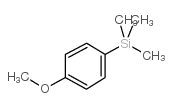 (4-methoxyphenyl)-trimethylsilane Structure
