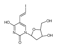 5-(2-iodovinyl)-2'-deoxyuridine结构式