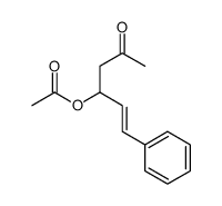 (5-oxo-1-phenylhex-1-en-3-yl) acetate结构式