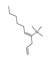 (Z)-deca-1,4-dien-4-yltrimethylsilane结构式