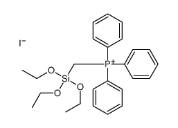 triphenyl(triethoxysilylmethyl)phosphanium,iodide结构式