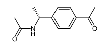 N-[(1R)-1-(4-乙酰基苯基)乙基]乙酰胺结构式