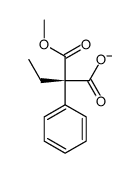 (2S)-2-methoxycarbonyl-2-phenylbutanoate Structure