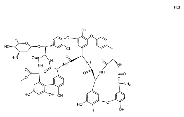 Actaplanin ψ-aglycon dihydrochloride结构式