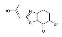 N-(6-bromo-7-oxo-5,6-dihydro-4H-1,3-benzothiazol-2-yl)acetamide Structure