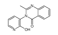 2-methyl-3-(2-oxo-1H-pyridin-3-yl)quinazolin-4-one结构式