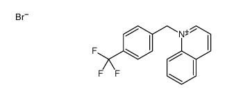 1-[[4-(trifluoromethyl)phenyl]methyl]quinolin-1-ium,bromide结构式