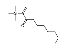 2-trimethylsilyldec-1-en-3-one结构式