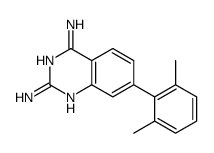 7-(2,6-二甲基苯基)-2,4-喹唑啉二胺结构式