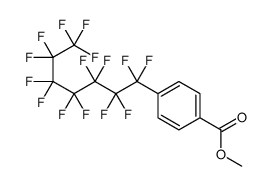 methyl 4-(1,1,2,2,3,3,4,4,5,5,6,6,7,7,7-pentadecafluoroheptyl)benzoate结构式